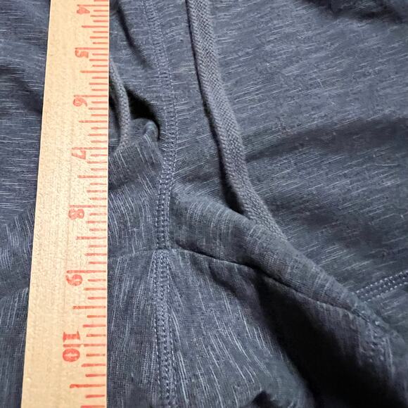 Athleta Shorts Womens XS Blue Techie Terry Shortie Drawstring Athletic Active - Picture 9 of 11